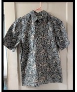 NWT Men&#39;s Island Shores Tropical Olive Bamboo Leaves Shirt  S (Chest 40&quot;... - $19.14 CAD