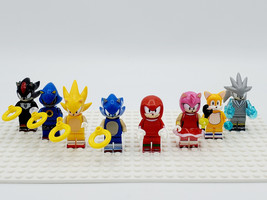 Sonic the Hedgehog  Custom 8 Minifigures Set 1 - £19.60 GBP