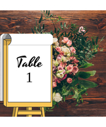 Wedding table number, Templates for table numbers, Printable table numbers  - $3.50