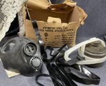 VINTAGE ISRAELI GAS MASK  w/ filter In Box With Instruction Booklet - $34.65