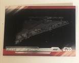 Star Wars The Last Jedi Trading Card #70 First Order Dreadnought - $1.97