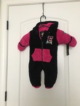 1 Pc Enyce Baby Girls Fleece Puffer Snow Suit w Hand  Foot Cover Size 0/3 Months - £38.63 GBP