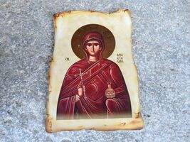 Orthodox Christian Icon picture of Saint  Anastasia of Sirmium, Sveta An... - $13.00