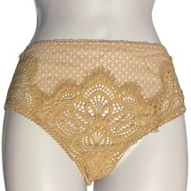 Victoria&#39;s Dream Angels Mid-Rise Cheeky Panty panties Small nude beige n... - $13.99