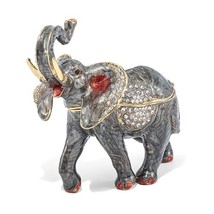 Bejeweled Trumpeting Elephant Trinket Box - £79.12 GBP