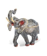 Bejeweled Trumpeting Elephant Trinket Box - $142.97 CAD