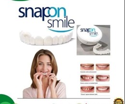 Veneers Teeth Snap On Smile Dentures Temporary Teeth 1 Set Top &amp; Bottom ... - $8.94 CAD