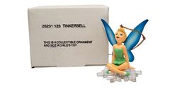 Disney Ornament  TINKERBELL on Snowflake Grolier Christmas Magic with Box - $14.96