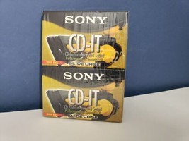 Sony CD-it 120 Min Slide Case Cassette 2Pk-Brand New - Sealed - £14.75 GBP