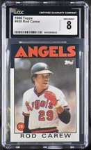 1986 Topps Set-Break #400 Rod Carew CGC 8 NM/Mint Angels Baseball MLB - $14.84