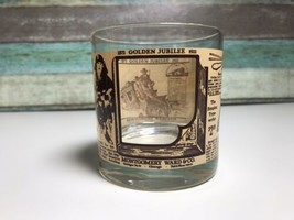 Vintage MONTGOMERY WARD Golden Jubilee 1872-1922 Catalog Glass - See Thru - $6.99