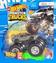 Hot Wheels New For 2022 Monster Trucks 17/75 Back To The Future Time Mac... - $12.00