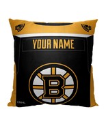 Boston Bruins Official NHL Jersey Personalized Throw Pillow  - $50.69 CAD