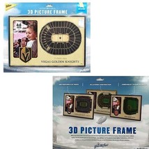 NHL Vegas Golden Knights Hockey Official 12&quot;x8&quot; Picture Frame 3D Stadium... - £18.17 GBP