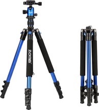 Camera Tripod, 62 Point 5&#39;&#39;, Zomei Q555 Lightweight Aluminum Portable Travel - £67.88 GBP