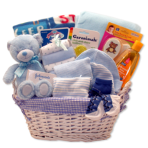 Simply Baby Necessities Basket - Blue | Baby Gift Set - £71.22 GBP