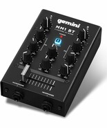 Gemini Portable Bluetooth Dj Mixer – 2-Channel Mini Audio Mixer With Wir... - $109.94 CAD