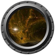Guiding Star Porthole Wall Decal - 24&quot; tall x 24&quot; wide - £19.95 GBP