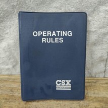 CSX Railroad Operating Rules Manual 1987 Handbook Binder - £23.98 GBP