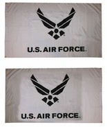3x5 USAF U.S. Air Force Wings White 3&#39;x5&#39; Double Sided Poly Flag Banner ... - £6.20 GBP