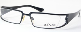 Nexus Pv 021-M Black Unique Rare Eyeglasses Glasses w/ Crystals 50-17-130 Italy - £70.33 GBP