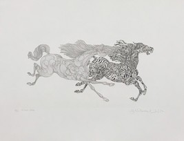 Guillaume Azoulay &quot;Tennue&quot; Limited Edition Etching On Paper Hand Signed Coa - £355.66 GBP