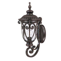 Naples 1-Light Marbelized Mahogany Wall Light - £281.03 GBP