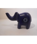 Vintage Small Hand Carved Blue Stone Elephant Figurine Made in Kenya - £10.52 GBP