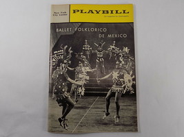 Vintage PLAYBILL BALLET FOLKLORICO DE MEXICO January 1965 New York City ... - £7.78 GBP