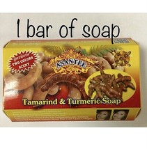 Asantee Tamarind &amp; Turmeric Soap 1pk Herbal Thai Lightening - £6.32 GBP
