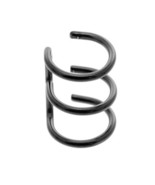 Stainless Steel Ear Cuff Clip On Unisex Black Gold Silver Tone No Piercing - $8.21 CAD