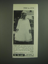 1974 The Tog Shop Terry Flip Advertisement - £14.78 GBP