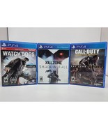 PS4 Games Watch Dogs, Call Of Duty Advanced Warfare, Killzone Shadow Fall - $61.22 CAD