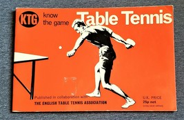 Table Tennis (Know the Game Series) The English TT Association (1977) Pi... - £9.96 GBP