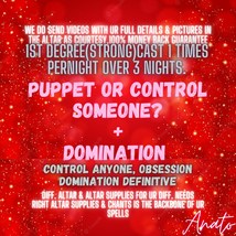 Puppet Master Spell, Domination Spell, Do As I Say, Mind Control, Domination - £496.52 GBP