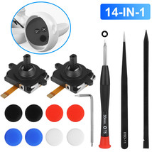 14in1 Replacement Analog Joystick Repair Kit for Oculus Quest 2 Touch Co... - £21.62 GBP