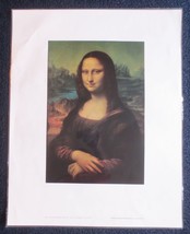 Leonardo Da Vinci - Mona Lisa - Original Laminated Art Print - £26.85 GBP