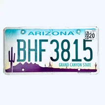 2020 United States Arizona Grand Canyon State Passenger License Plate BHF3815 - £13.15 GBP