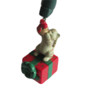 Read Vintage 1989 Noma Cat Reaching For Bell with Ornamotion Motor Ornament - £11.80 GBP
