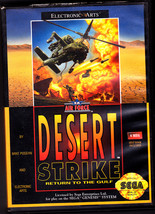 Desert Strike - Return to the Gulf Sega Genesis 1992 Video Game - Very G... - $9.99