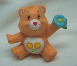 Vintage 1983 The Care Bears Friend Bear Pvc Toy Figure Agc Teddy Cake Topper - $14.85