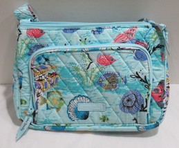 Vera Bradley Women Purse Shoulder Handbag RFID LITTLE HIPSTER ANTILLES T... - £59.57 GBP