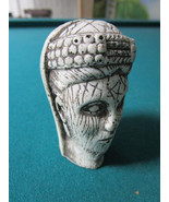 Indonesian Style Ceramic Compound Head Paperweight Interesting Piece 2 3... - €39,67 EUR