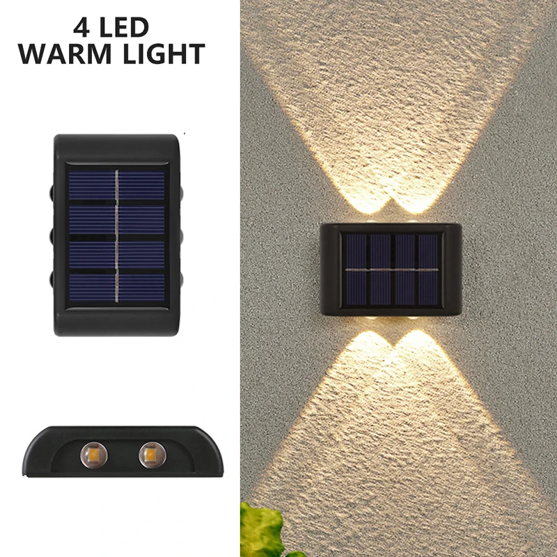 Outdoor Smart Solar Led Light Waterproof Garden Decor Lamps For Balcony Courtyar - £49.16 GBP
