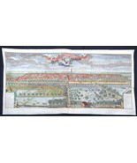 Netherlands, The Hague, extra large panoramic view Boitet, 1730, &#39;s Grav... - $1,099.00