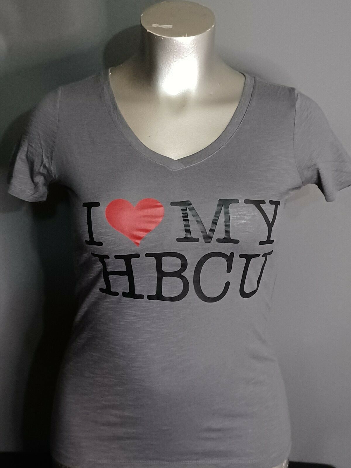 l LOVE MY HBCU Short Sleeve V-NECK T-Shirt  - $22.00