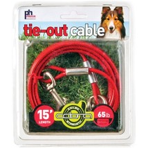 Prevue Pet Products 15 Foot Tie-out Cable Medium Duty - £41.83 GBP