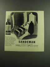 1949 Sandeman Sherry Ad - Sandeman Established in the year 1790 - £14.78 GBP