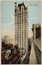 Libery Tower Office Building New York City,NY Vintage Postcard - £8.46 GBP