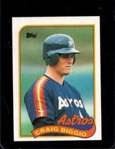 1989 Topps #49 Craig Biggio Nm (Rc) Astros Hof *X107307 - £2.73 GBP